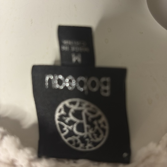 Bobeau Cream and Brown Crew Neck Sweater with Stripes - Picture 7 of 7